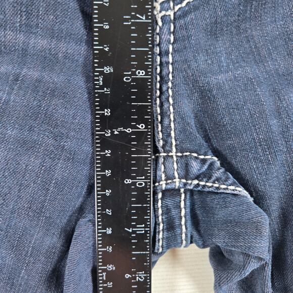 BKE Denim Mid Rise Dakota Bootcut Stretch Jeans in Jeffries Women's Size 33L - Picture 7 of 11